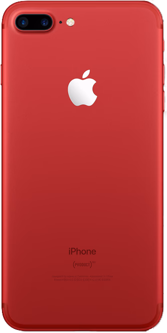 iPhone 7+/8+ - Invisible Ring - Red device preview for iPhone 7 Plus
